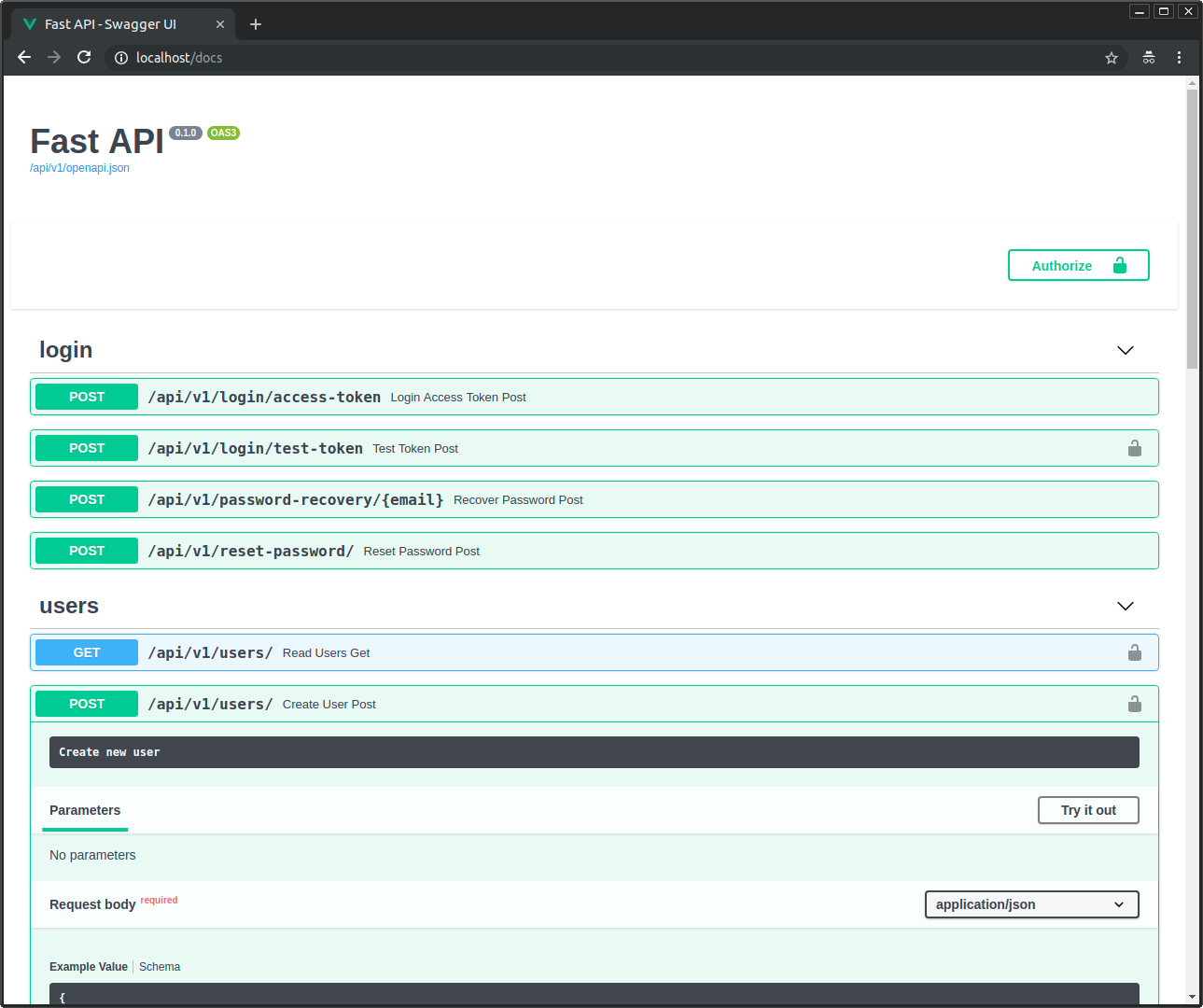 Interactive API Documentation
